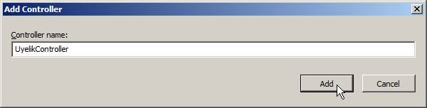 Controller isim verme